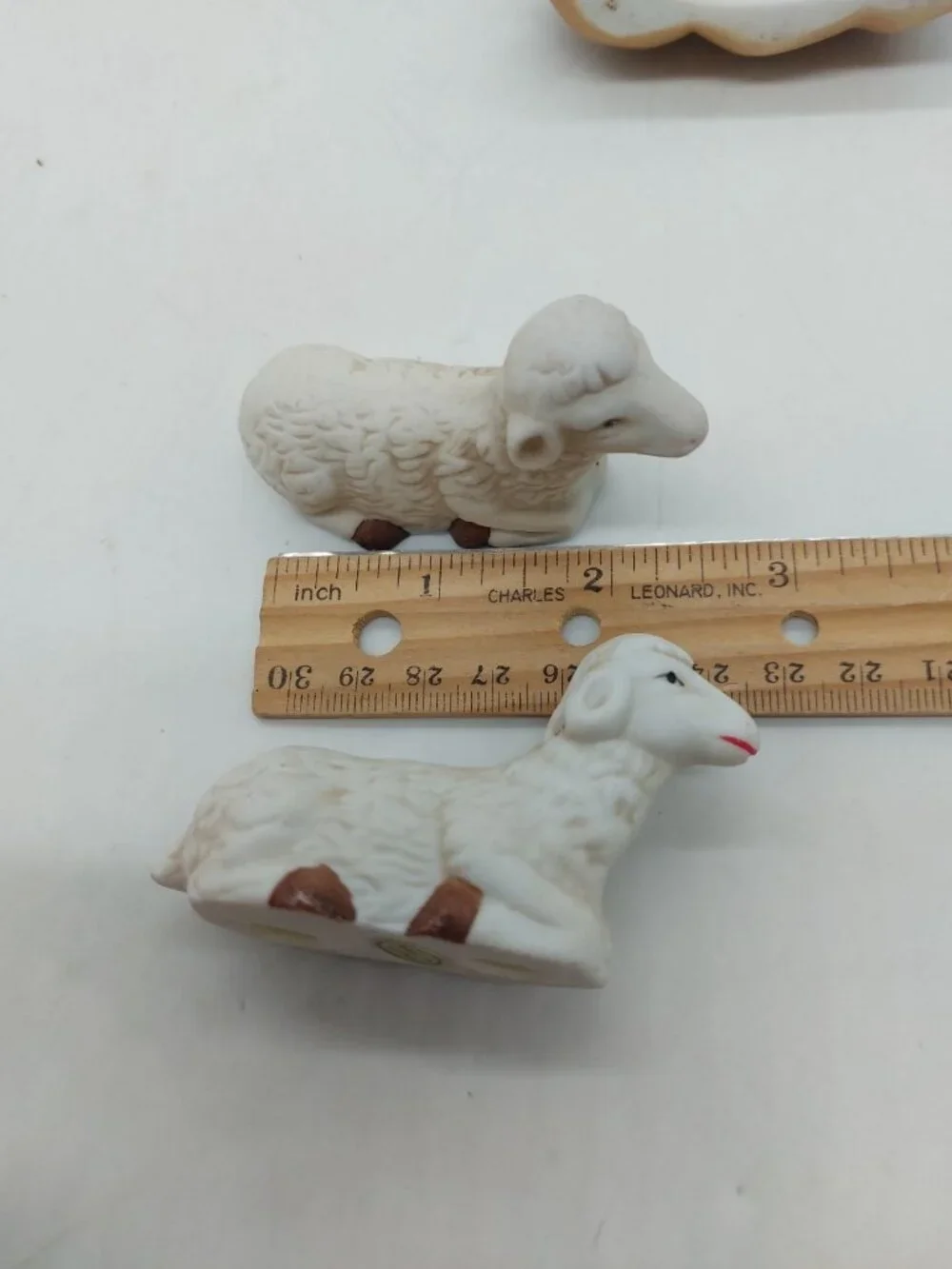 Christmas Nativity Shepard With Lamb Ceramic Replacement Figurines